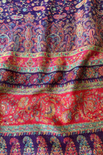 Puple kani silk saree