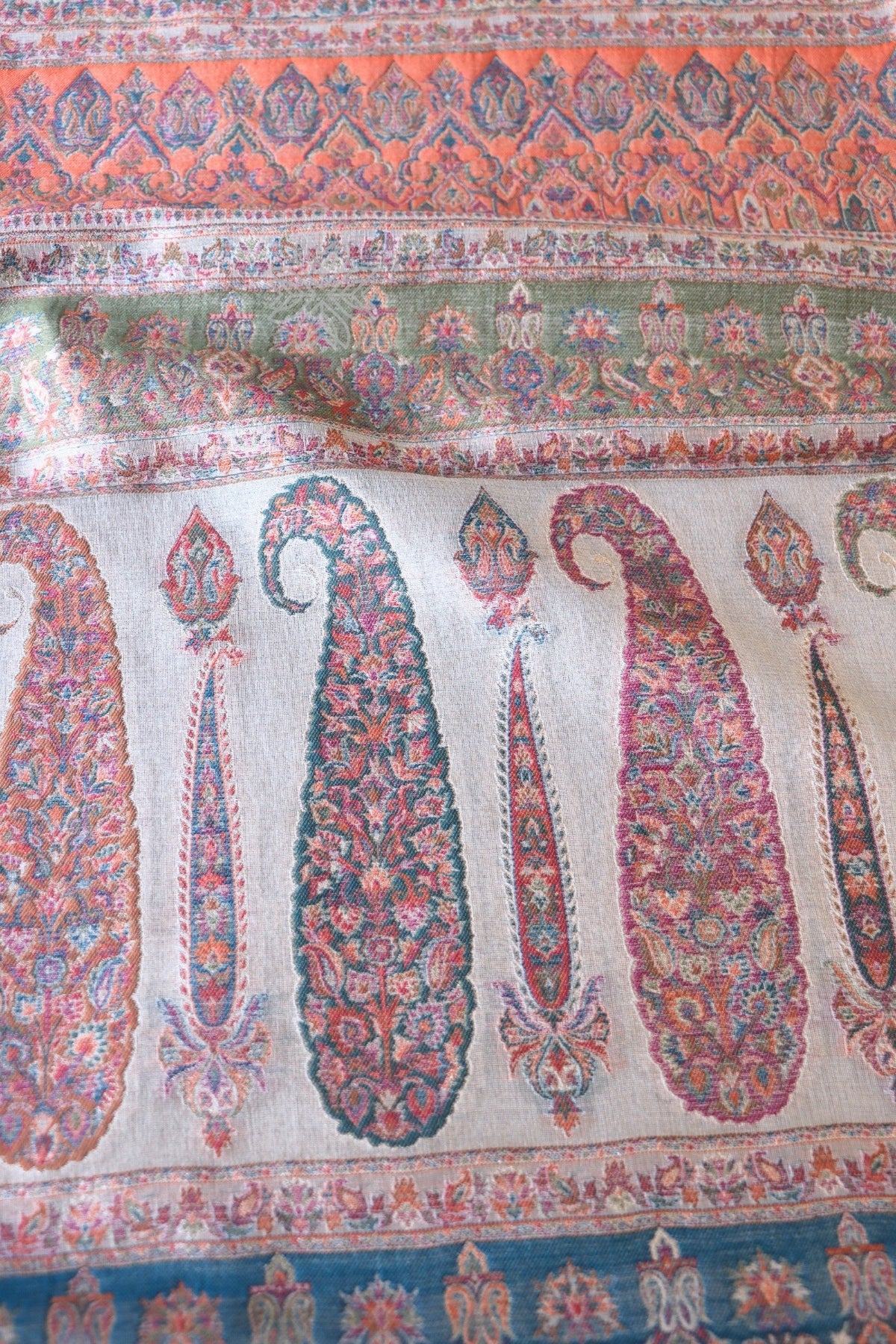 Beige Gold Tissue Silk Saree