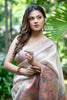 Beige Gold Kani Tissue Silk Saree