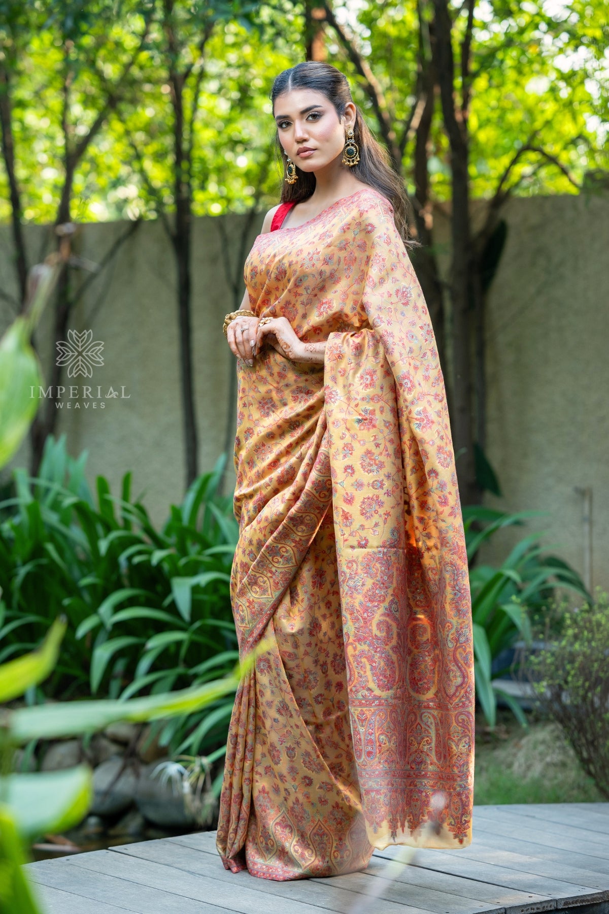 Yellow PartywearSilk saree