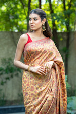 Yellow Kani Saree